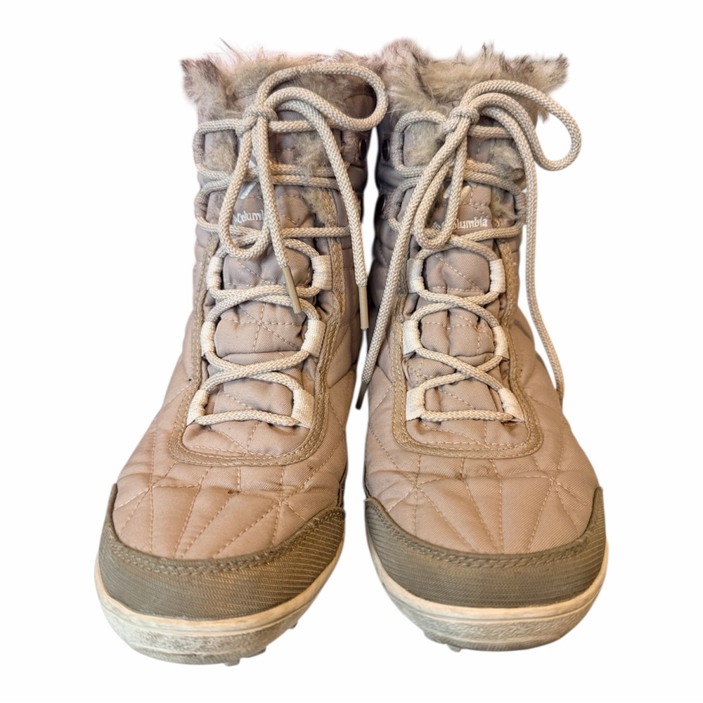 Columbia Women's Waterproof Taupe Winter Boot size 9.5 - Picture 3 of 5